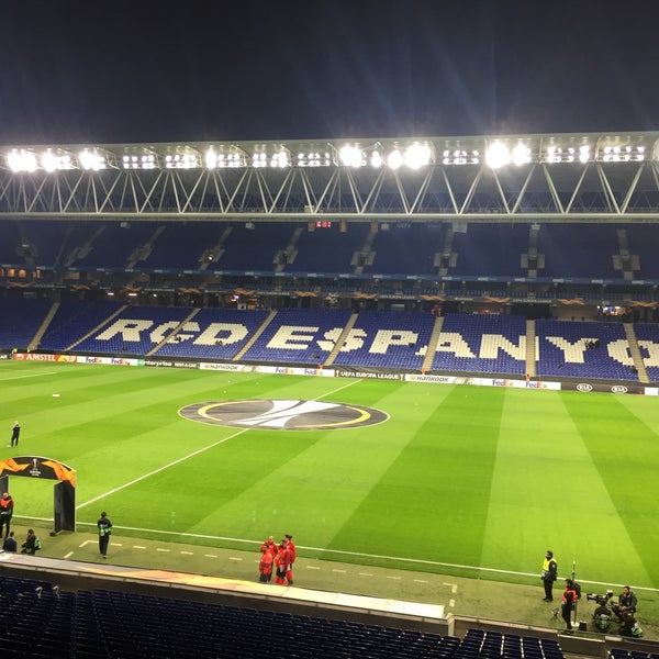 Photo taken at RCDE Stadium by Oguz K. on 12/12/2019