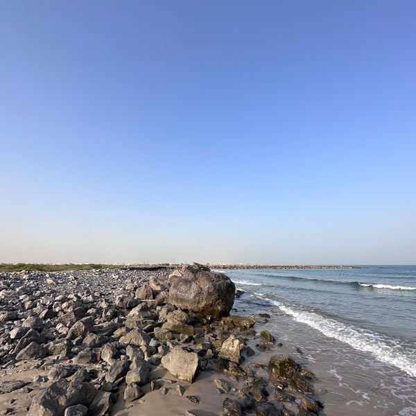 Photo taken at Al Rams Beach by Abdulla on 5/29/2023