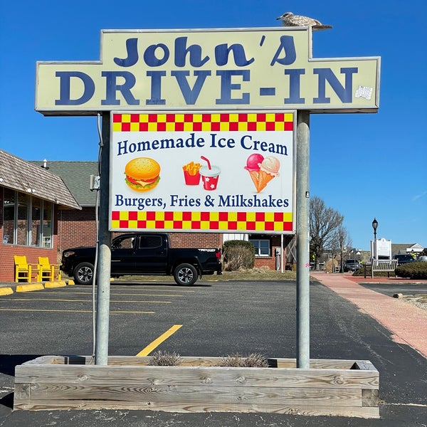 Photo taken at John&#39;s Drive-In by Mike M. on 3/5/2021