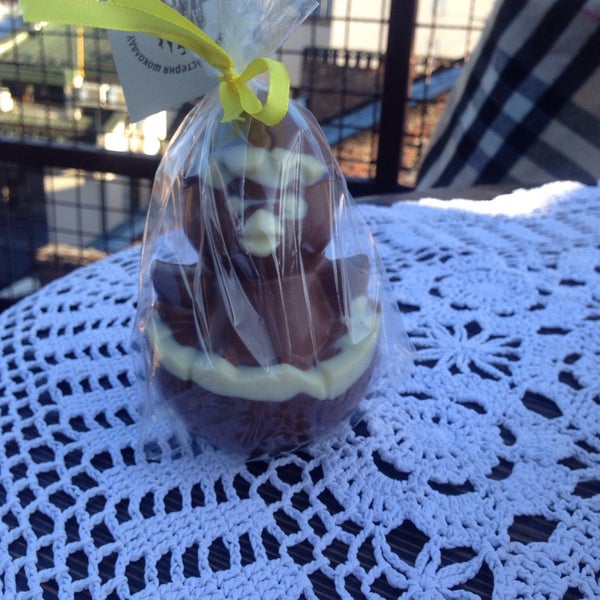 Photo taken at Lviv Handmade Chocolate by Solomia K. on 4/9/2015
