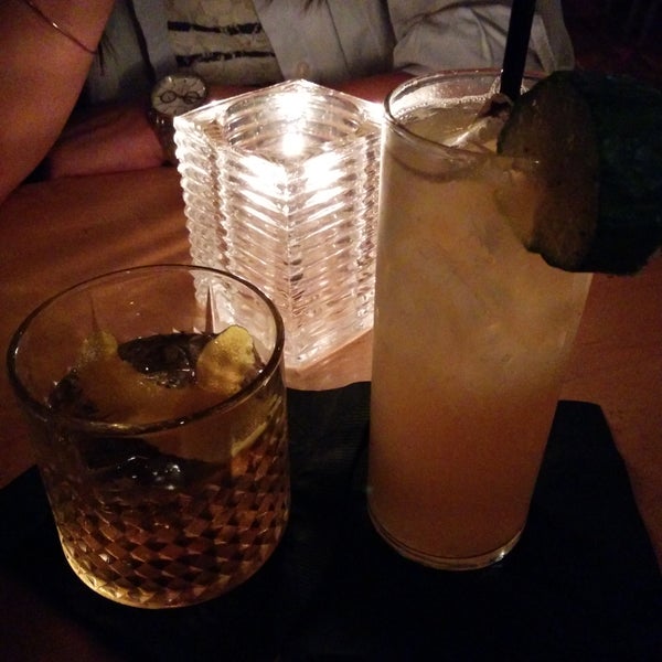 Peach Old Fashioned and Ginger beer