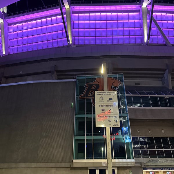 Photo taken at BC Place by ˈakiːm S. on 10/12/2023