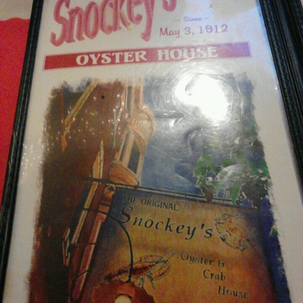 Photo taken at Snockey&#39;s Oyster &amp; Crab House by Kenneth F. on 3/15/2013