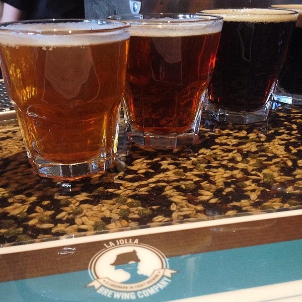 Photo taken at La Jolla Brewing Company by Erin M. on 3/17/2014