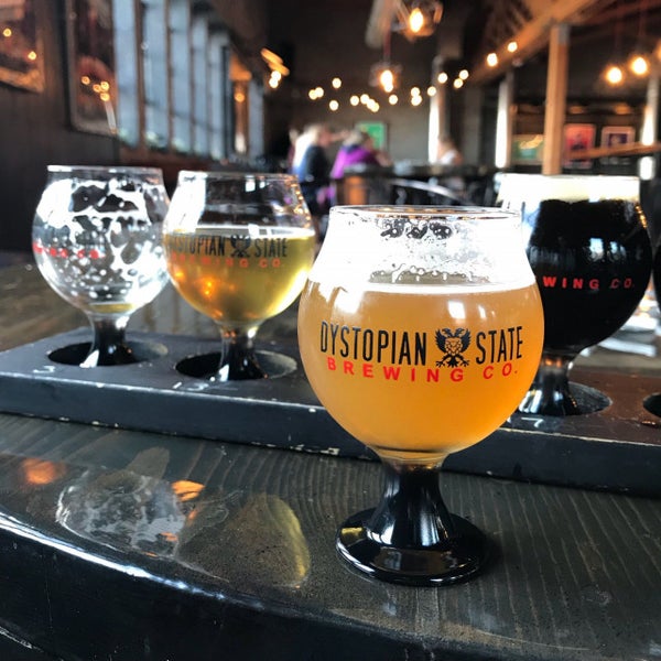 Photo taken at Dystopian State Brewing Co. by Tiffany A. on 1/14/2018