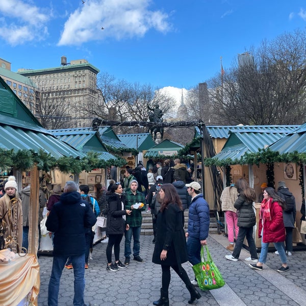 Photo taken at Union Square Holiday Market by Chris S. on 12/17/2022