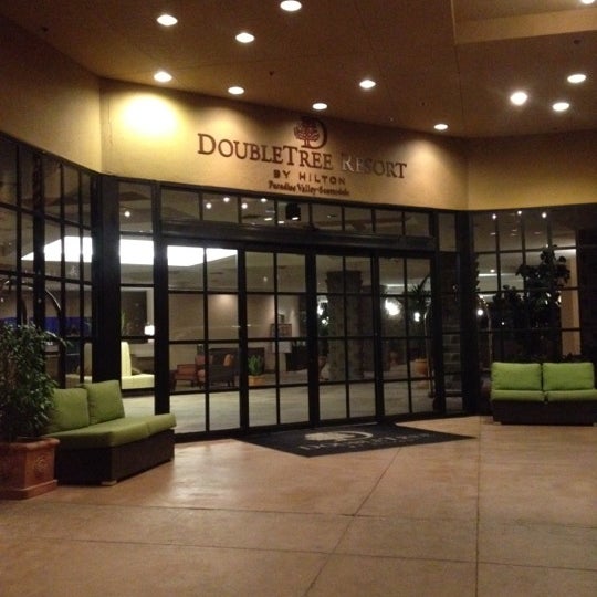 Photo taken at DoubleTree Resort by Hilton Hotel Paradise Valley - Scottsdale by Luciana M. on 11/17/2012