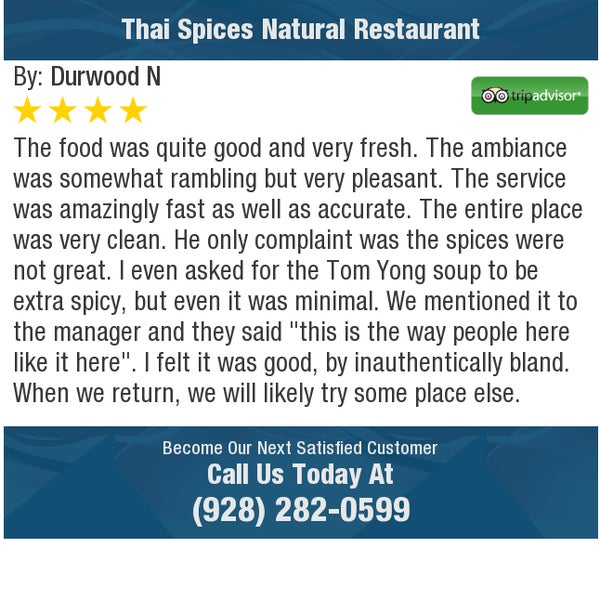 Photo taken at Thai Spices Natural Restaurant by Pearl P. on 7/14/2018