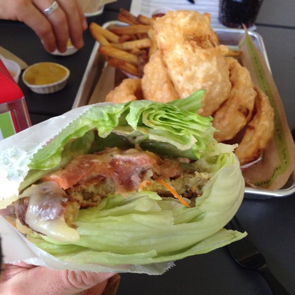 Photo taken at BurgerFi by Joshua C. on 12/6/2013