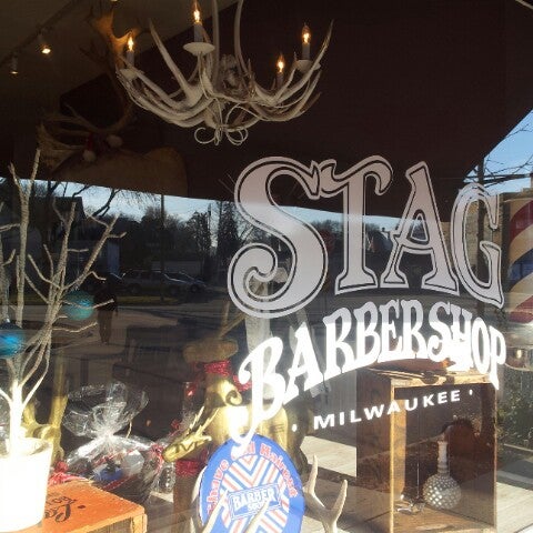 Photo taken at Stag Barbershop by John G. on 12/14/2012