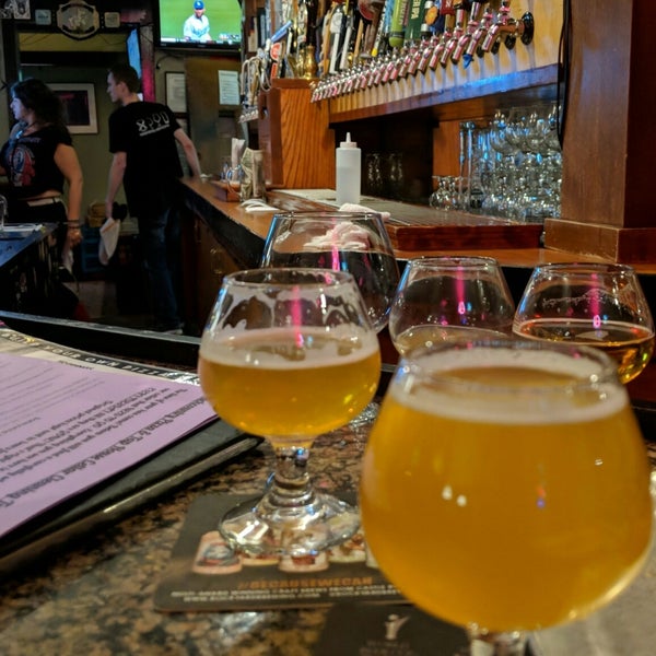 Photo taken at Backcountry Pizza &amp; Tap House by John G. on 9/27/2018