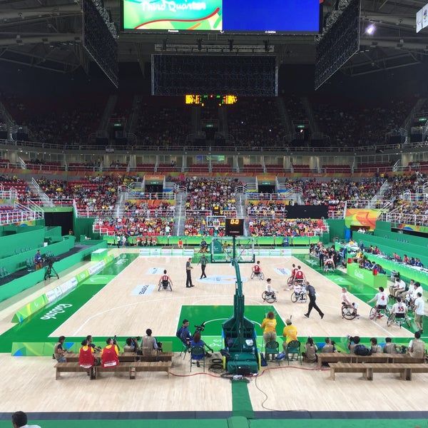 9/12/2016 tarihinde Leonardo L.ziyaretçi tarafından Arena Olímpica do Rio'de çekilen fotoğraf