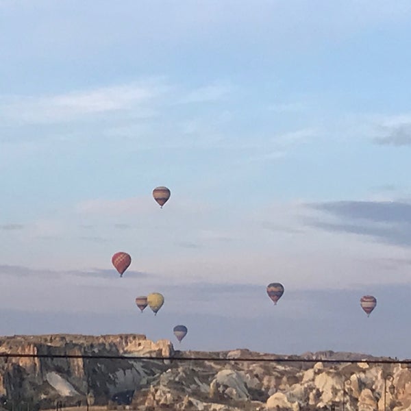 Gaze out your hotel terraces to a view like this...#thecappadociahotel #kapadokya #landscape #wanderlust #travelling #travelturkey #bestvacations #holiday #viaje #Voyage #travelstoke #cappadocia
