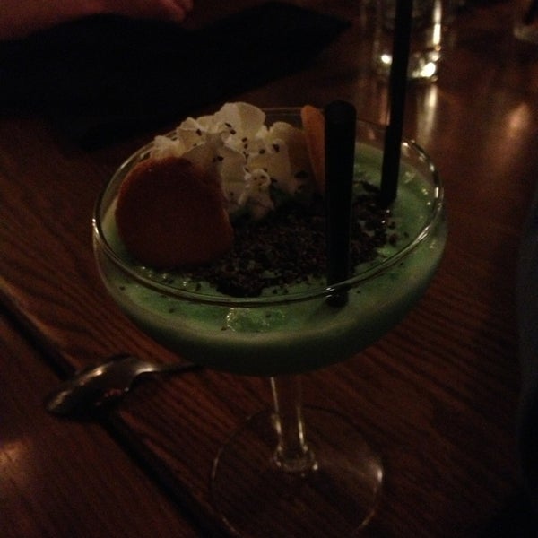 The Grasshopper was a delicious after diner drink.