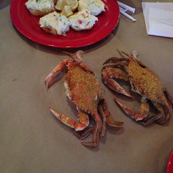 Photo taken at Crab Corner Maryland Seafood House by Erin R. on 9/26/2013