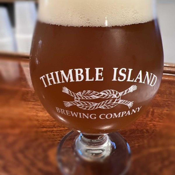 Photo taken at Thimble Island Brewing Company by Stine V. on 12/18/2021