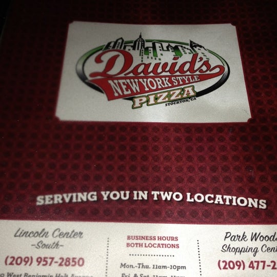 Photos At David S Pizza Stockton Ca