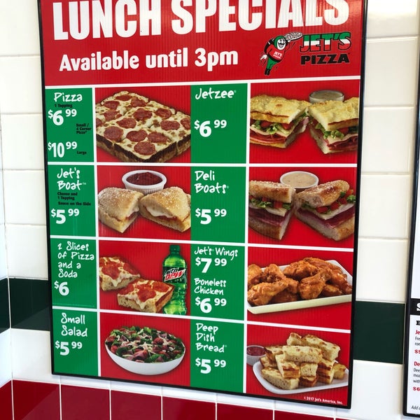 Jet's 2024 pizza deals