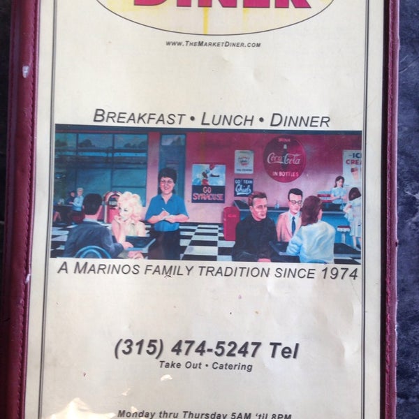 Photo taken at Market Diner by Mark D. on 3/23/2014