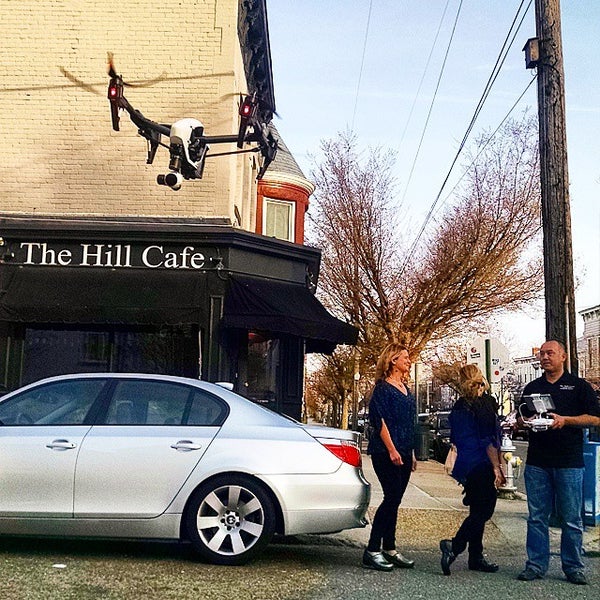 Photo taken at The Hill Cafe by Chad W. on 4/2/2015