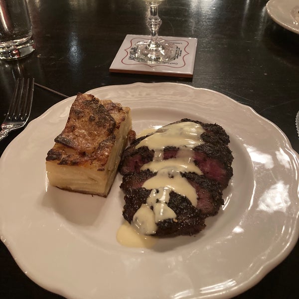 Photo taken at M. Wells Steakhouse by Mark B. on 12/10/2021