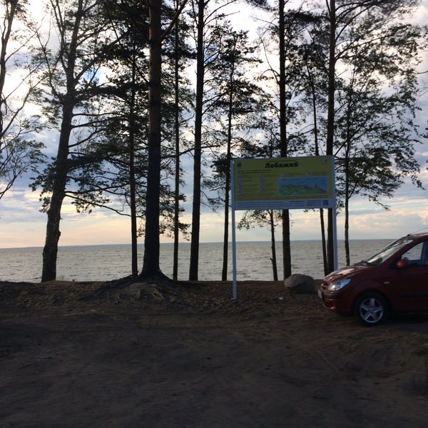 Пляж большая ижора