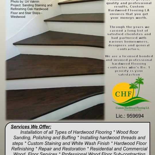 Custom Hardwood Flooring Hardware Store in Los Angeles