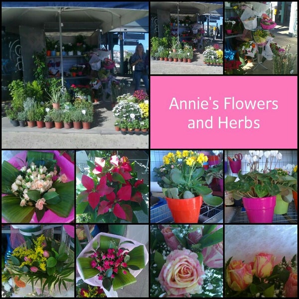 Annie and the flowers