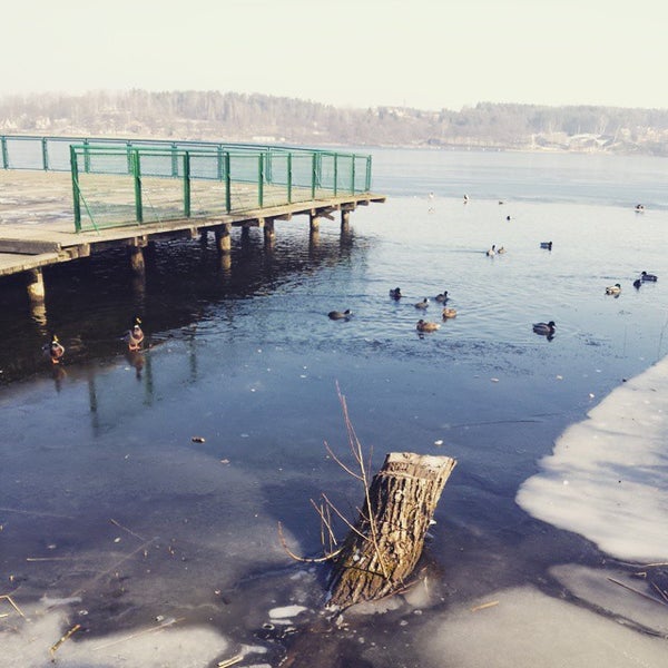 Photo taken at Jezioro Czos by Człowiek z. on 2/20/2015