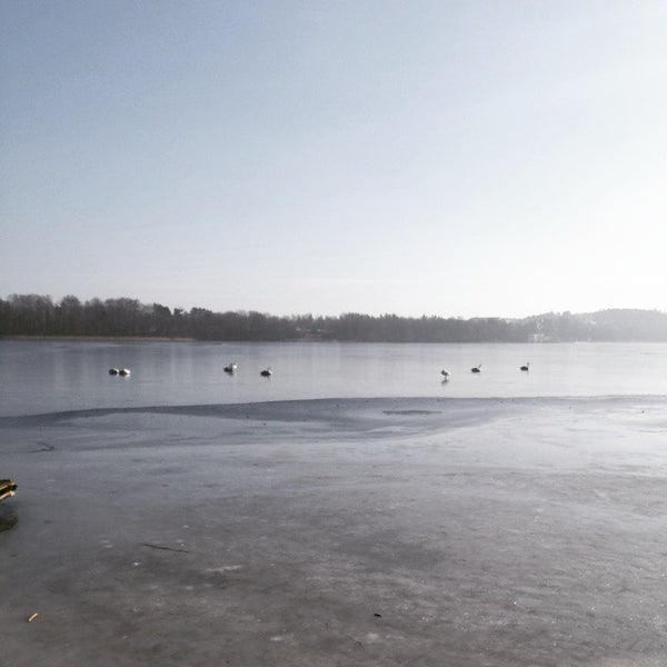 Photo taken at Jezioro Czos by Człowiek z. on 2/20/2015