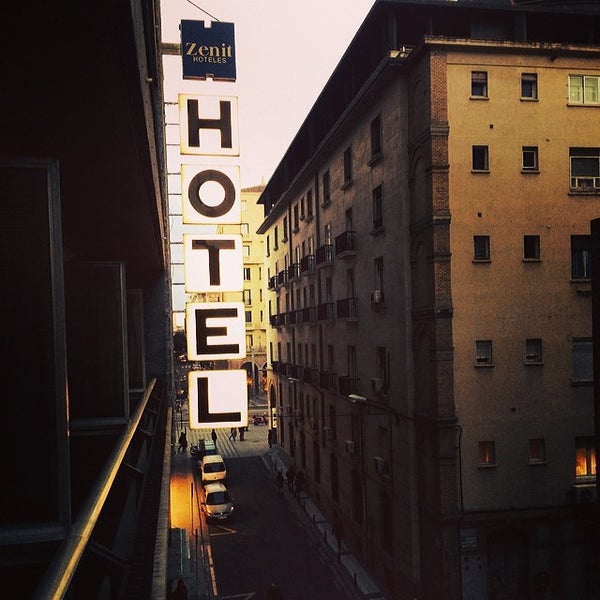 Photo taken at Hotel Zenit Don Yo by Kamaleddine M. on 2/6/2014