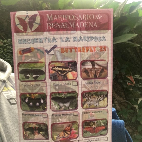 Photo taken at Mariposario de Benalmádena - Benalmadena Butterfly Park by Kamaleddine M. on 1/1/2018