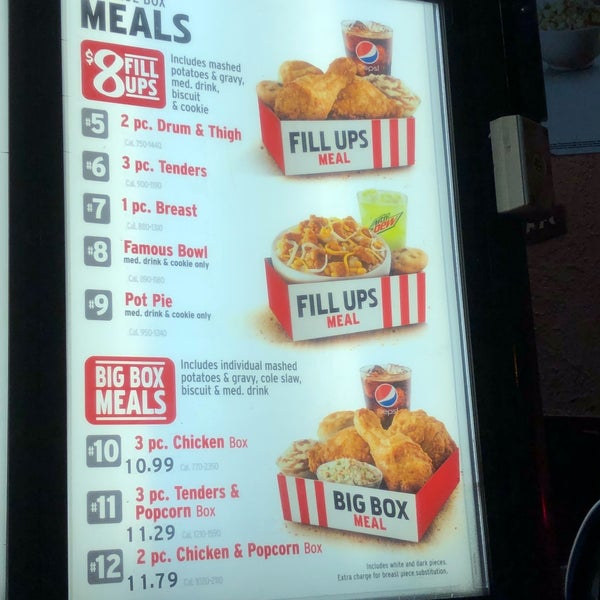 KFC 방문자 113명의 팁 6개