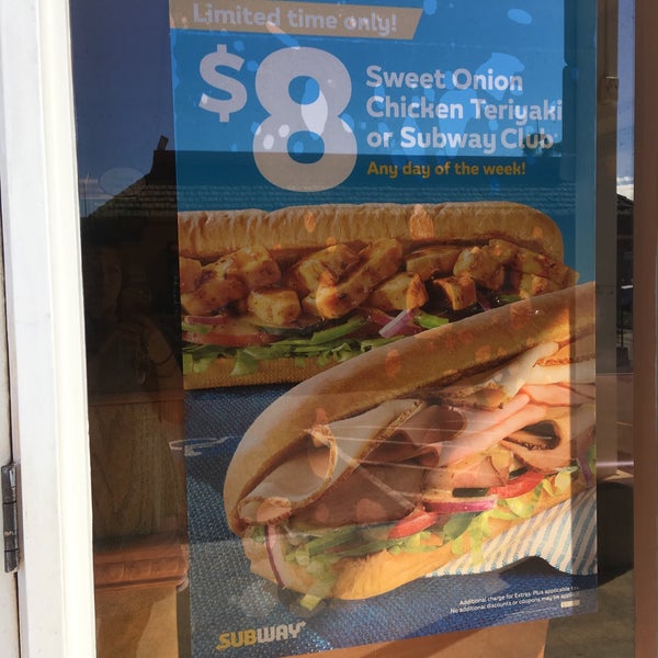 Subway menu – SLC menu