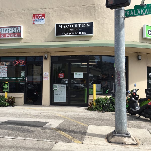 Machete's Mean Sandwiches Sandwich Place in Mccully Moiliili