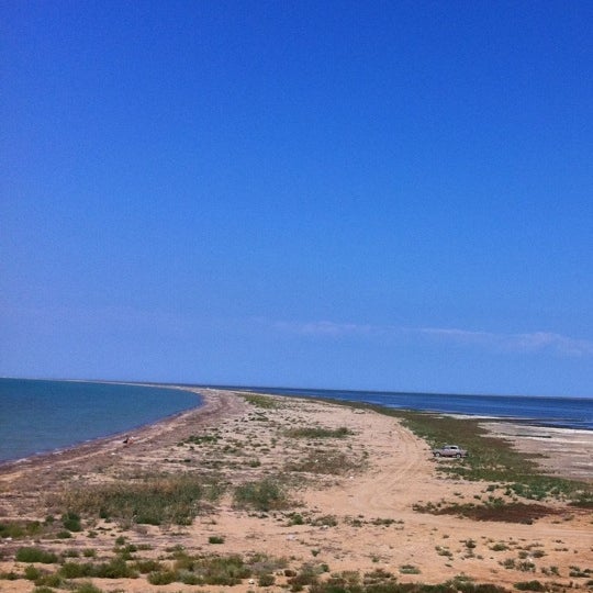 Коса бакальская крым карта