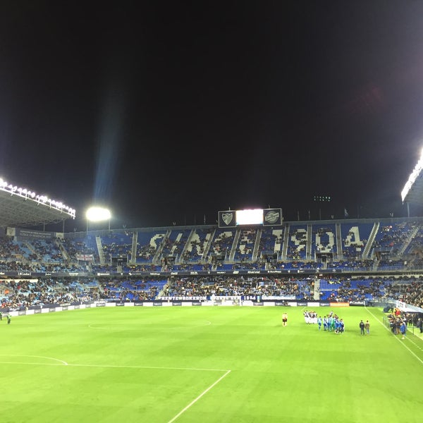 1/8/2018 tarihinde Rocio Q.ziyaretçi tarafından Estadio La Rosaleda'de çekilen fotoğraf