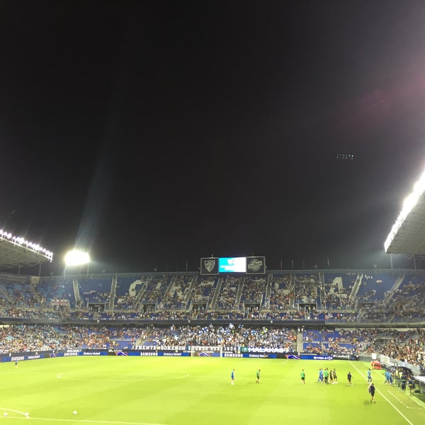 8/24/2018 tarihinde Rocio Q.ziyaretçi tarafından Estadio La Rosaleda'de çekilen fotoğraf