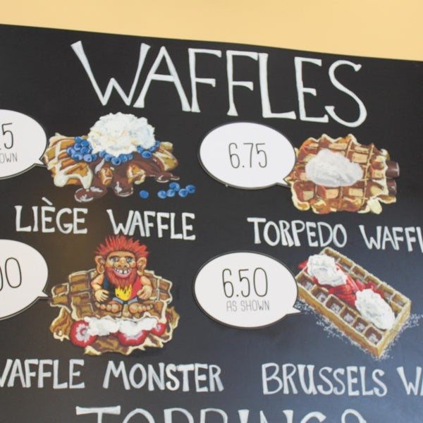 Photo taken at Bruges Waffles &amp; Frites by user481502 u. on 10/16/2020
