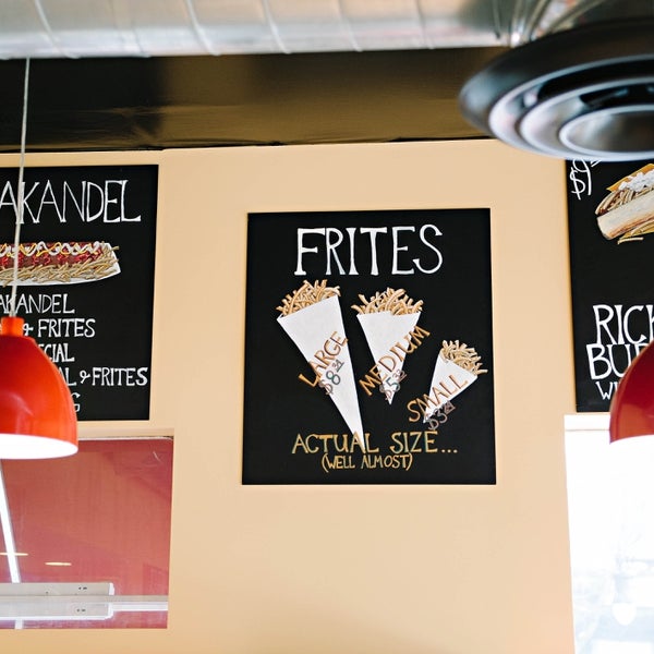 Photo taken at Bruges Waffles &amp; Frites by user481502 u. on 10/16/2020