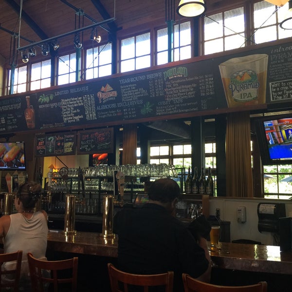 Photo taken at Pyramid Brewery &amp; Alehouse by Rob H. on 9/21/2015