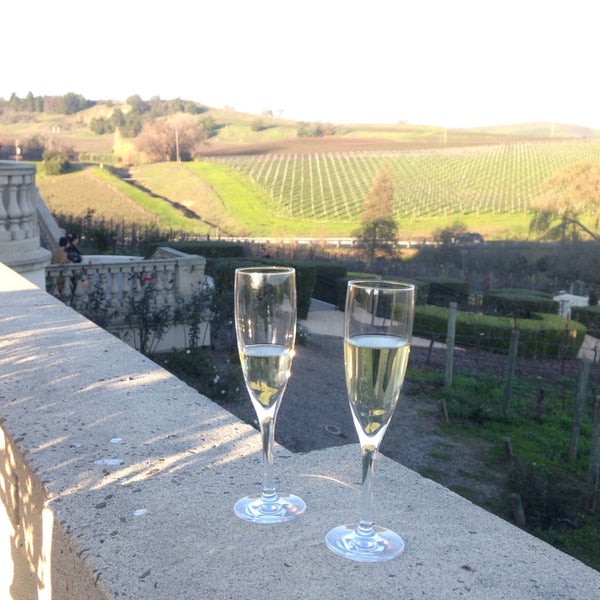 Photo taken at Domaine Carneros by Soo P. on 1/2/2015