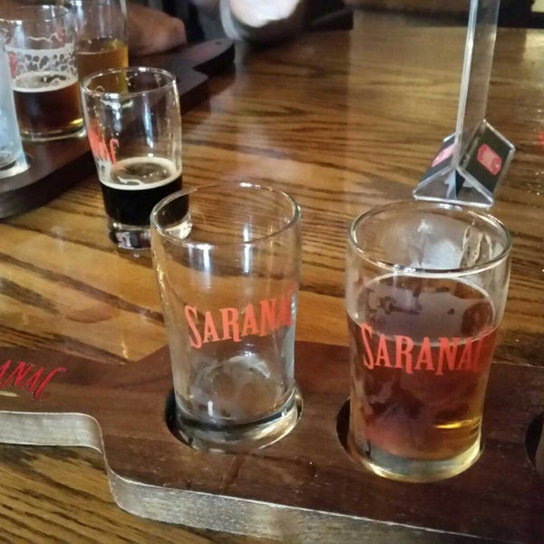 SARANAC TOUR 125 Beer STICKER Matt Brewing Co X Utica F NEW YORK Label 