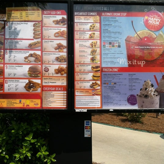 Order Sonic (135 North Lhs Drive) Menu Delivery【Menu & Prices