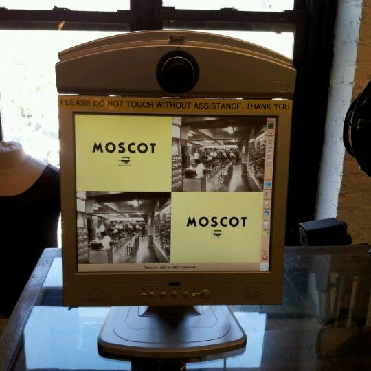 Photo taken at Moscot by Fred W. on 5/12/2012