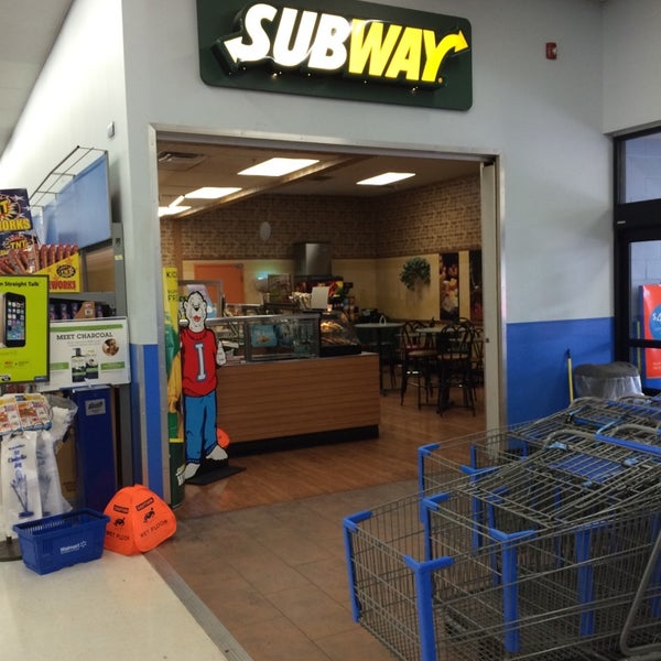 Subway Inside Walmart Anderson SC