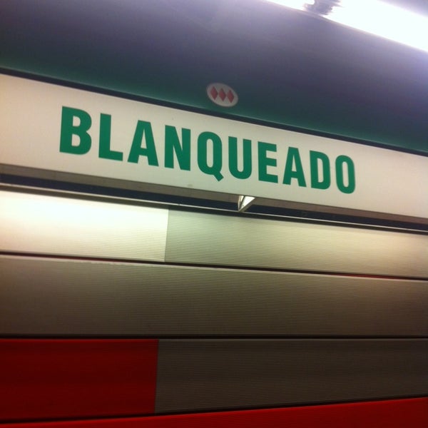 Photo taken at Metro Blanqueado by Juan Pablo R. on 9/30/2013