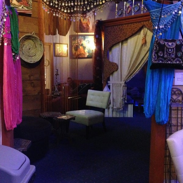 Photo taken at Arabian Knight Hookah &amp; Coffee Lounge by Susan O. on 8/9/2013