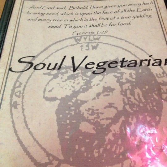 Photo taken at Soul Vegetarian No. 2 by Antoine B. on 10/26/2012