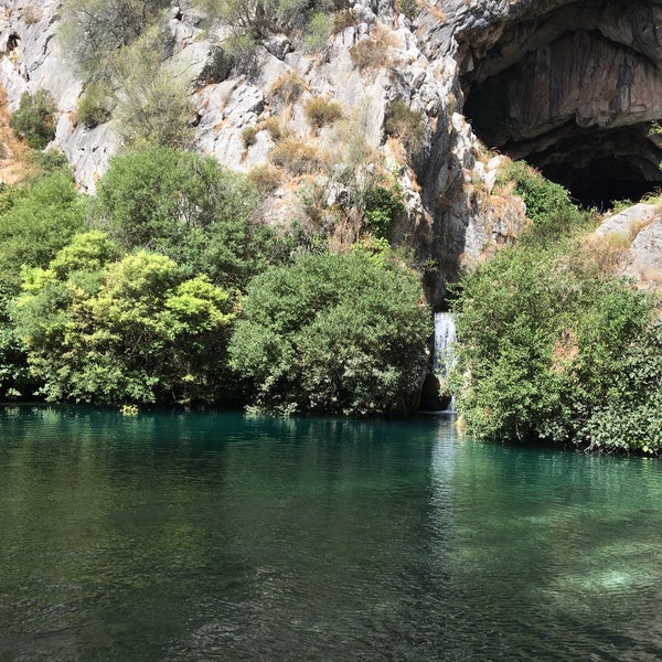Photo taken at Cueva del Gato by Céline I. on 8/24/2017